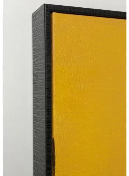 Abstract Shapes obraz žltý 113x113 cm