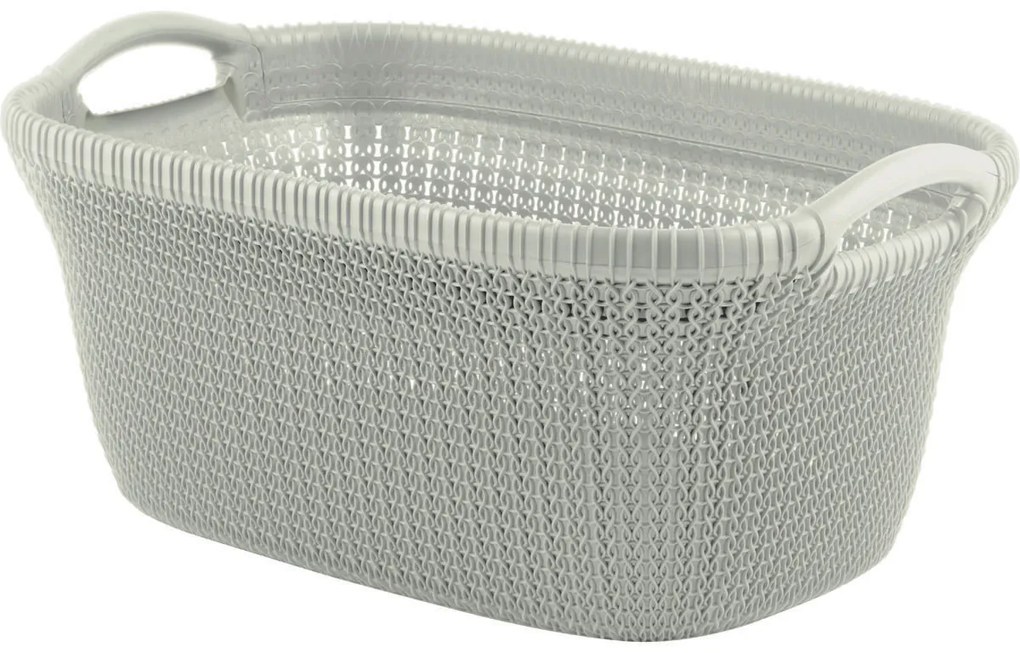 Curver Kôš na čistú bielizeň KNIT 40l biely