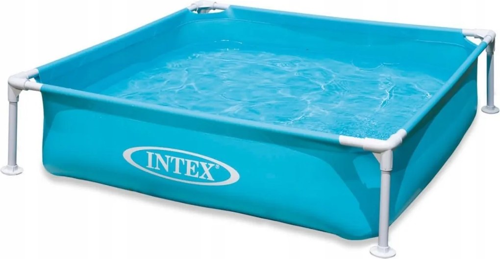 Záhradný bazén s konštrukciou Intex pre deti 122x122x30 cm