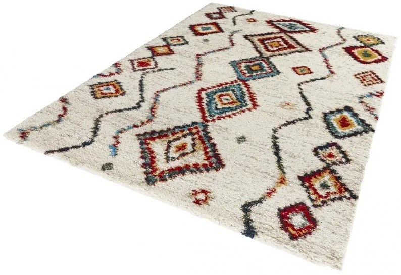 Hanse Home, Kusový koberec Nomadic 102693 Geometric Creme, 80x150, viacfarebná, obývacia izba