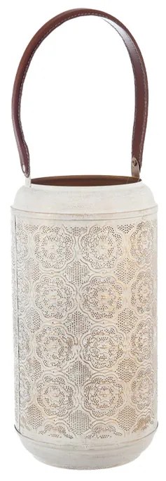 InDecor Kovový svietnik Mandala béžová, 19 x 38 cm, M