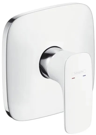 Hansgrohe PuraVida, páková sprchová batéria pod omietku, biela/chrómová, HAN-15665400