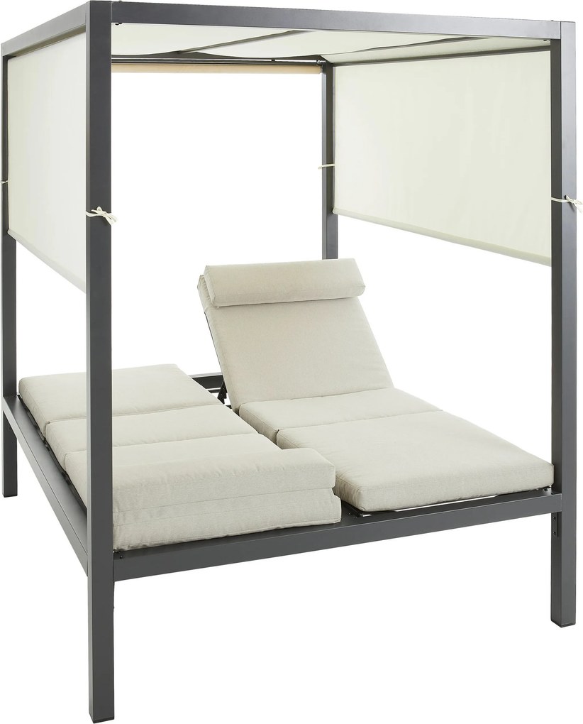 XXXLutz TERASOVÁ POSTEĽ, kov, textil Ambia Garden - Online Only záhrada - 000639001101