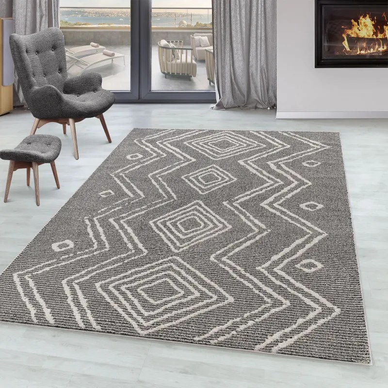 Kusový koberec Taznaxt 5104 Black-200x290