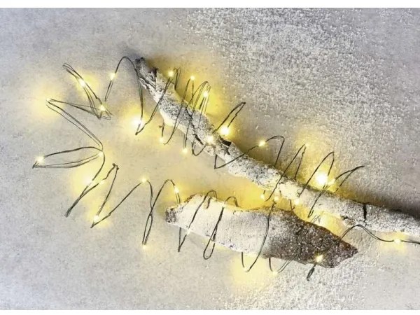 LED Vianočná vonkajšia reťaz 150xLED/20m IP44 teplá biela