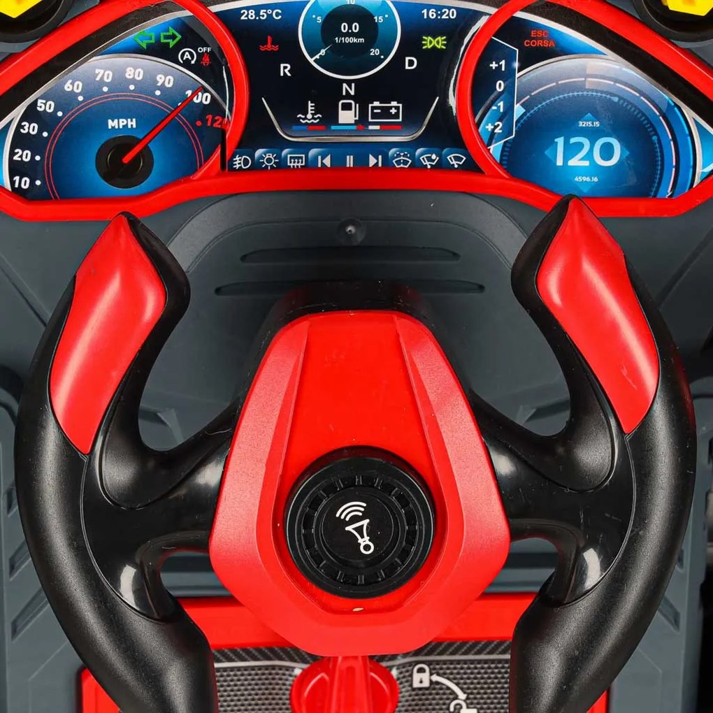 KIK Interaktivní autíčko Mechanik s rozebíratelným motorem a odrážedlo,