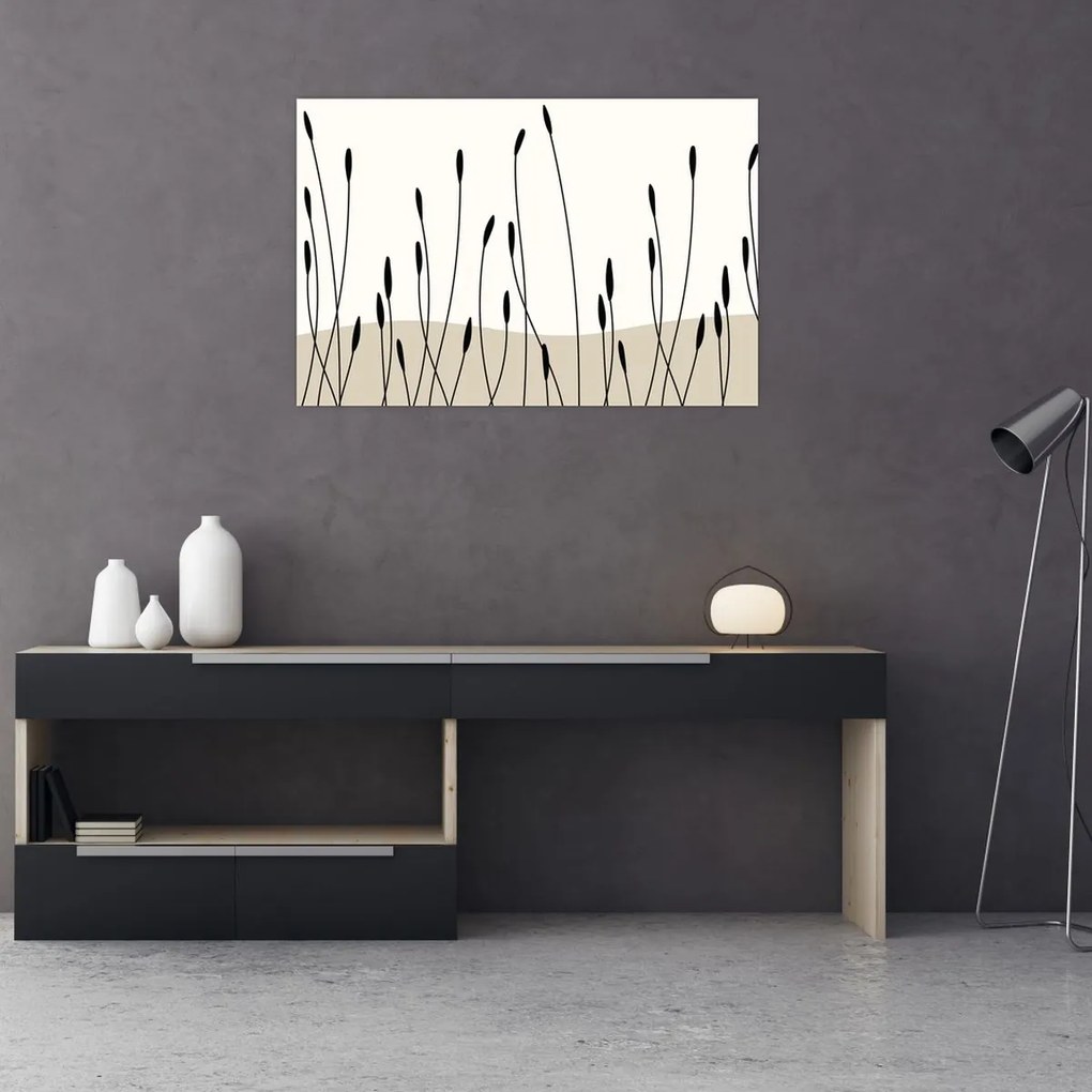 Obraz - Grafická lúka N⁰3 (90x60 cm)
