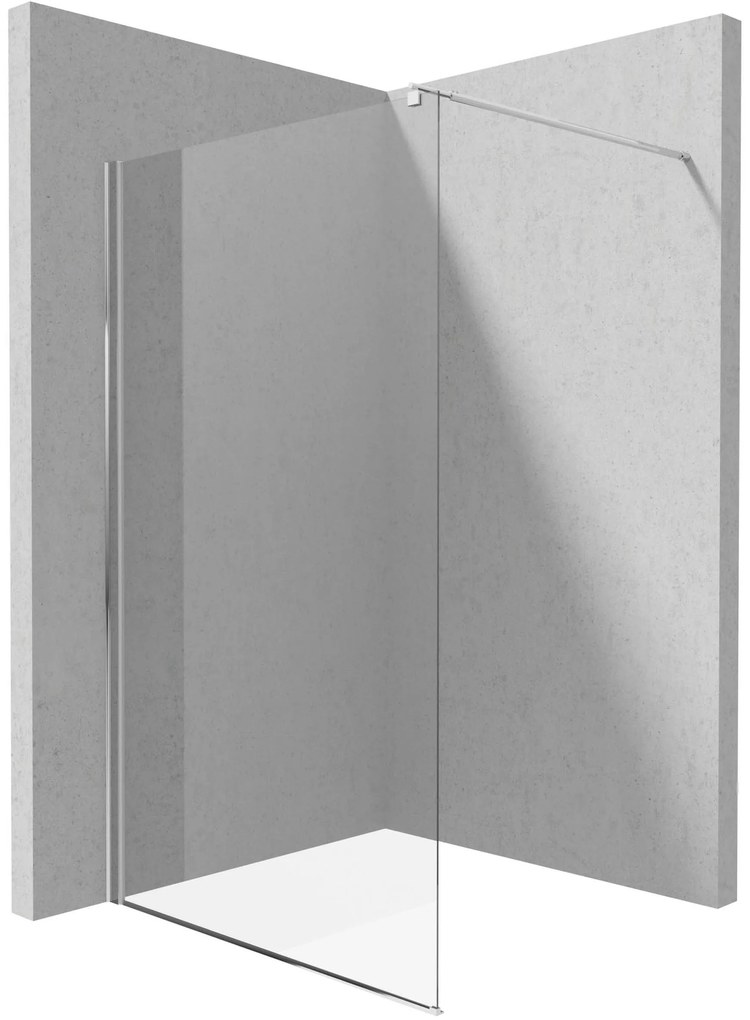 Deante Kerria Plus stena sprchového kúta walk -in 120 cm chróm lesklý/sklo priehľadné KTS_032P