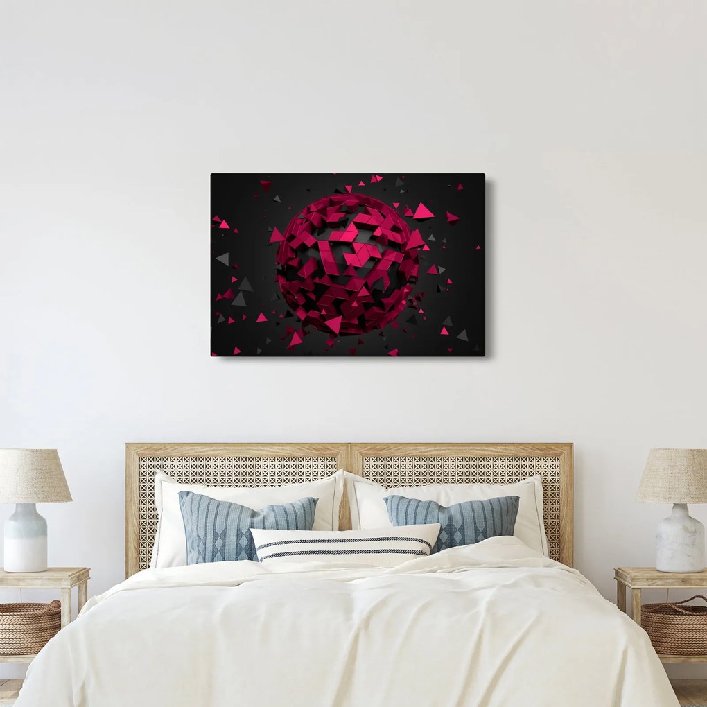Obraz 3D abstrakcie (90x60 cm)