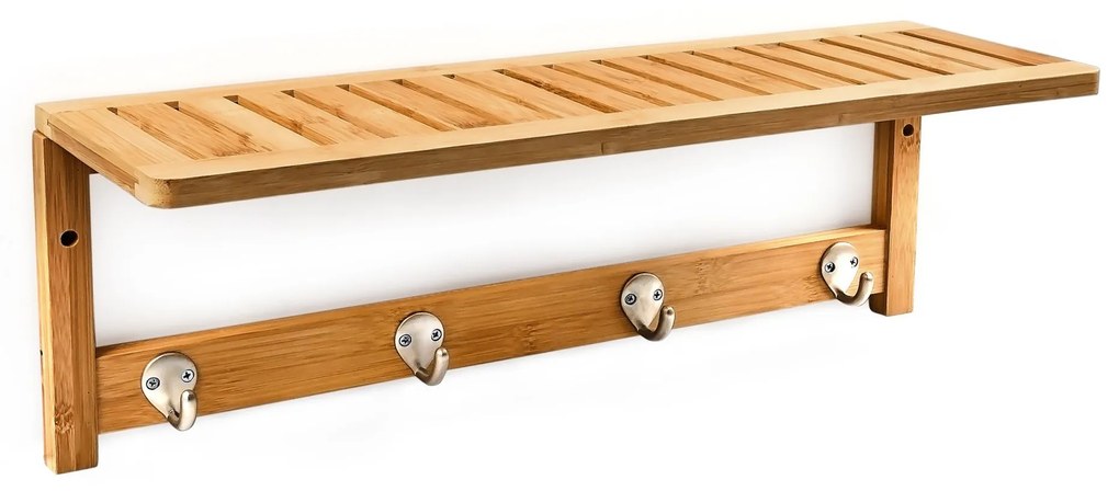 Nástenná polica s háčikmi RD7154