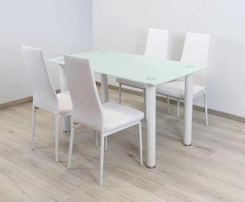 OVN jedálenský stôl ST 10 biely 140x75cm