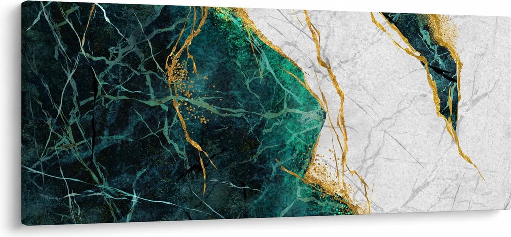 Obraz - Tyrkysový mramor (120x50 cm)