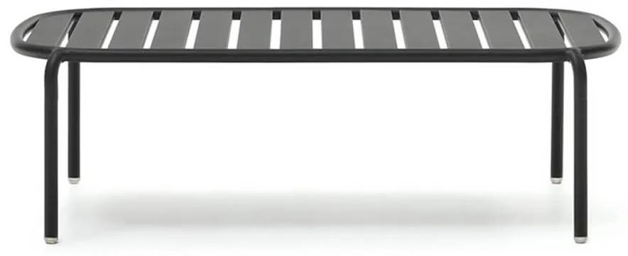 Záhradný konferenčný stolík colnos 113 x 65 cm sivý MUZZA