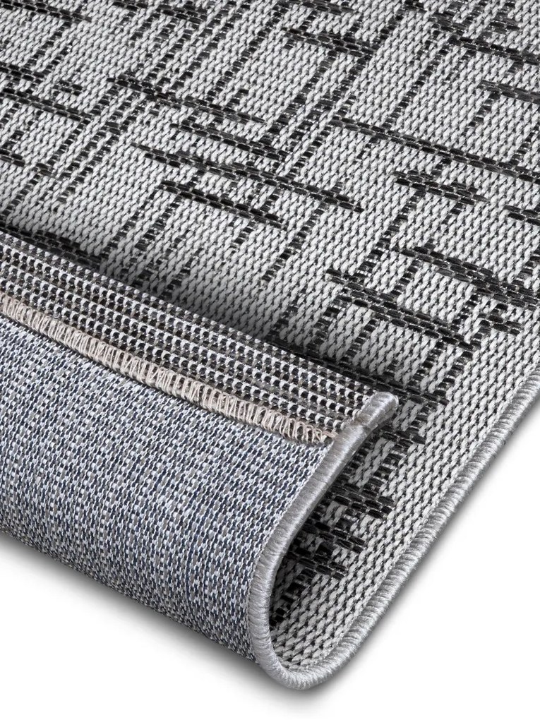 Kusový koberec Clyde 105915 Telu Beige Grey - na von aj na doma, 190x290, šedá, chodba / predsieň, Hanse Home