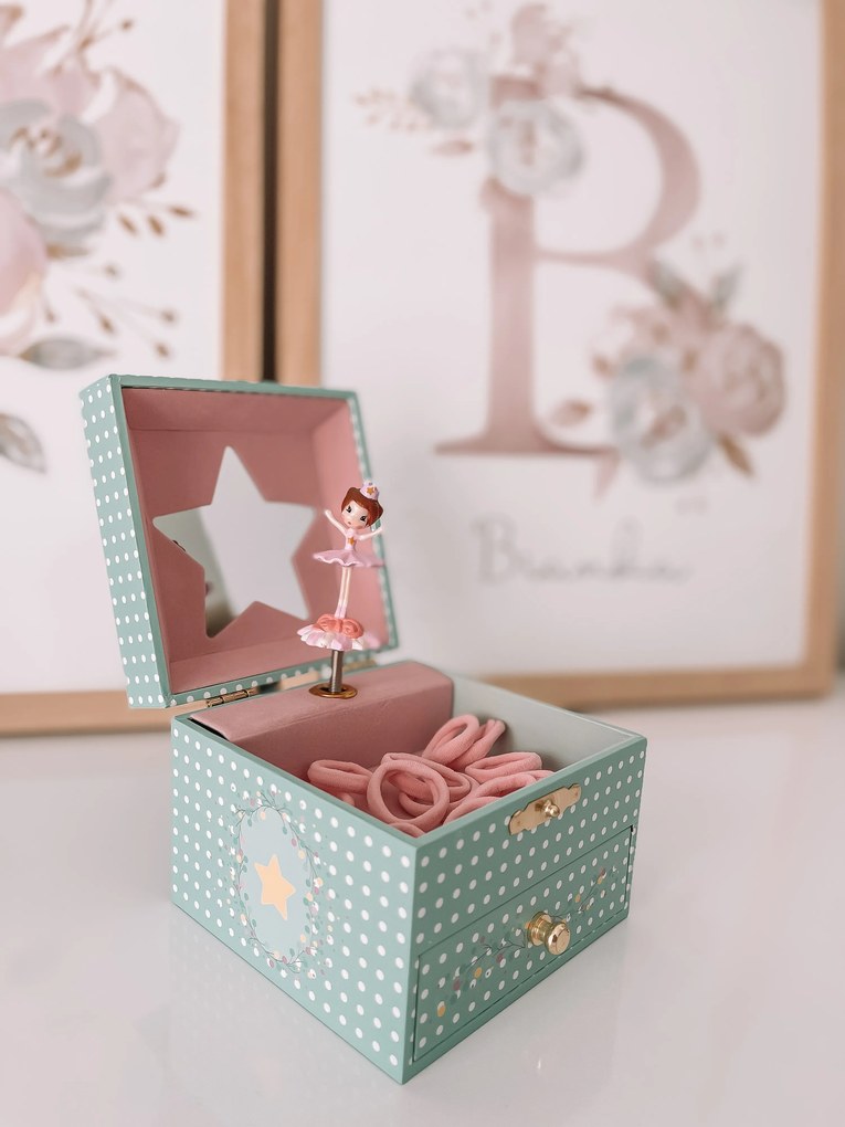 Hracia skrinka - Baletka s korunkou