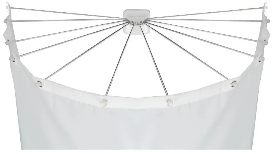 WENKO 23863100 - Sprchový držiak 96x72 cm nerez/biela