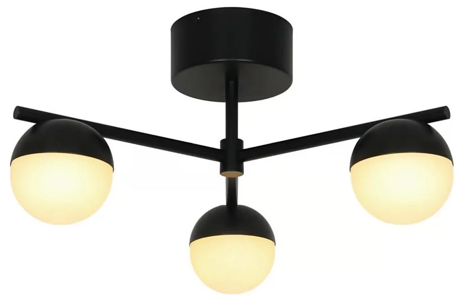 Nordlux - Prisadený luster CONTINA 3xG9/5W/230V čierna