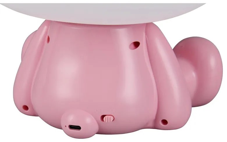 Ružové LED detské svietidlo Hopper – Reality