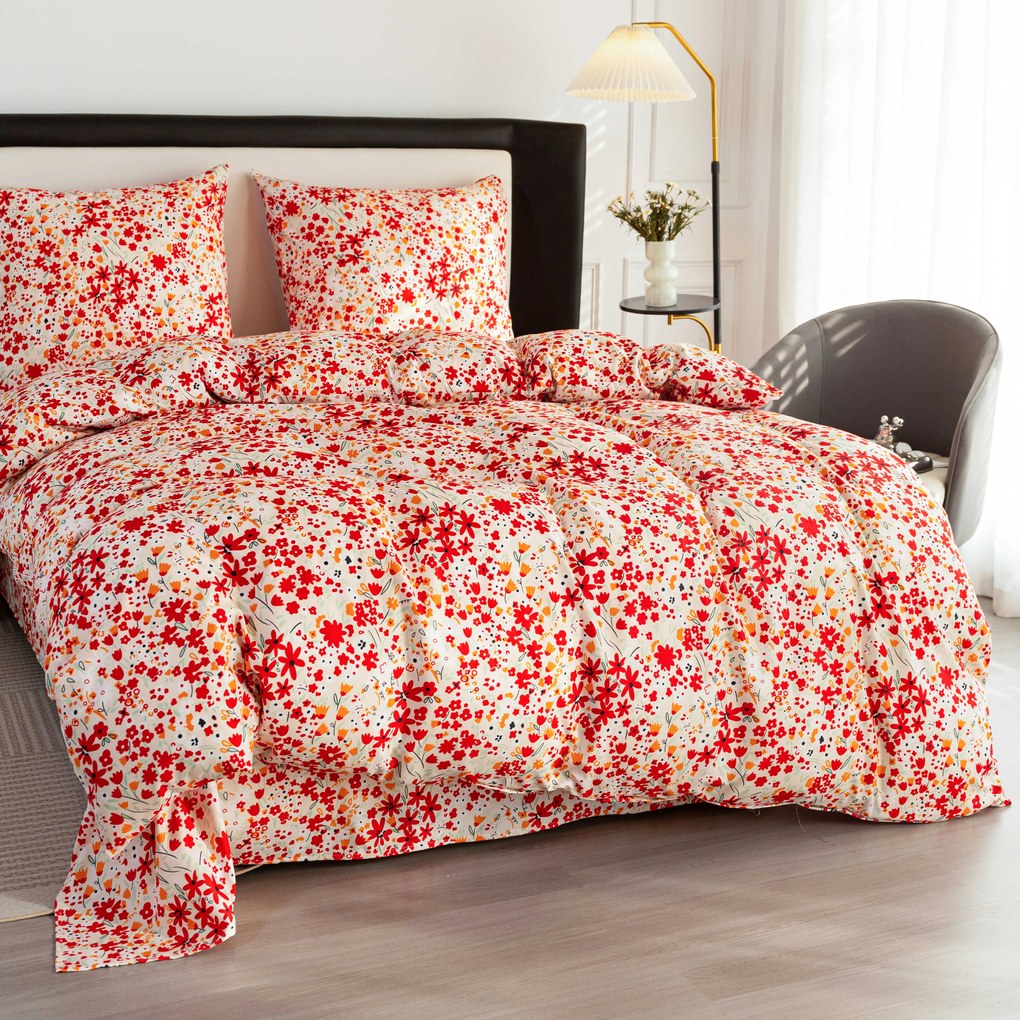 Obliečky z mikrovlákna REDORA krémové Rozmer obliečky: 2 ks 70 x 90 cm | 200 x 220 cm