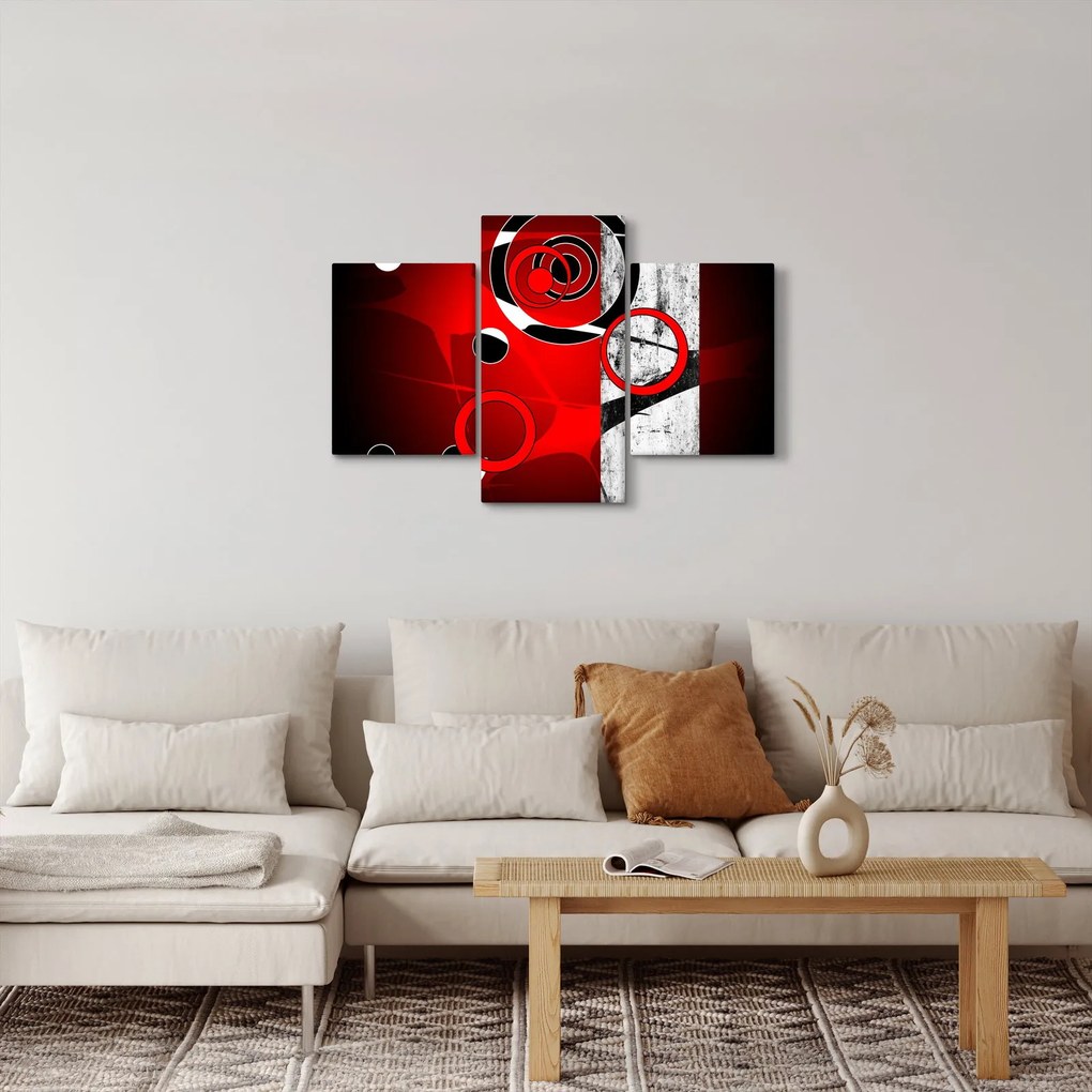 Obraz abstrakcie (90x60 cm)