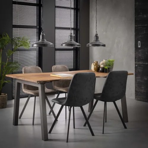 Jedálenský stôl 25-07 180x90cm Drevo Acacia natural - Komfort-nábytok