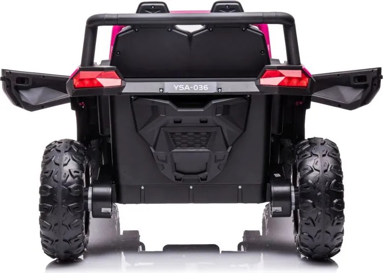 LEAN CARS Elektrické auto na batérie YSA036 ružové 4x4