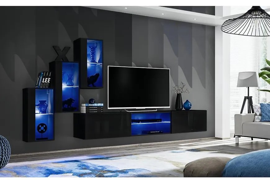 Obývacia Stena Switch Xxii Čierna