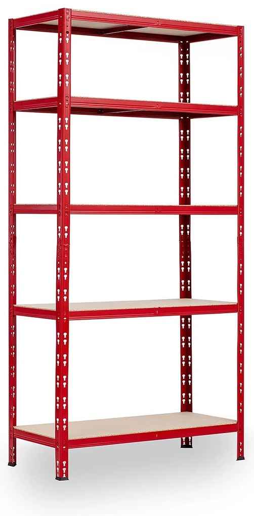 Trestles SUPER HIT - Policový regál 1800x900x400 červený