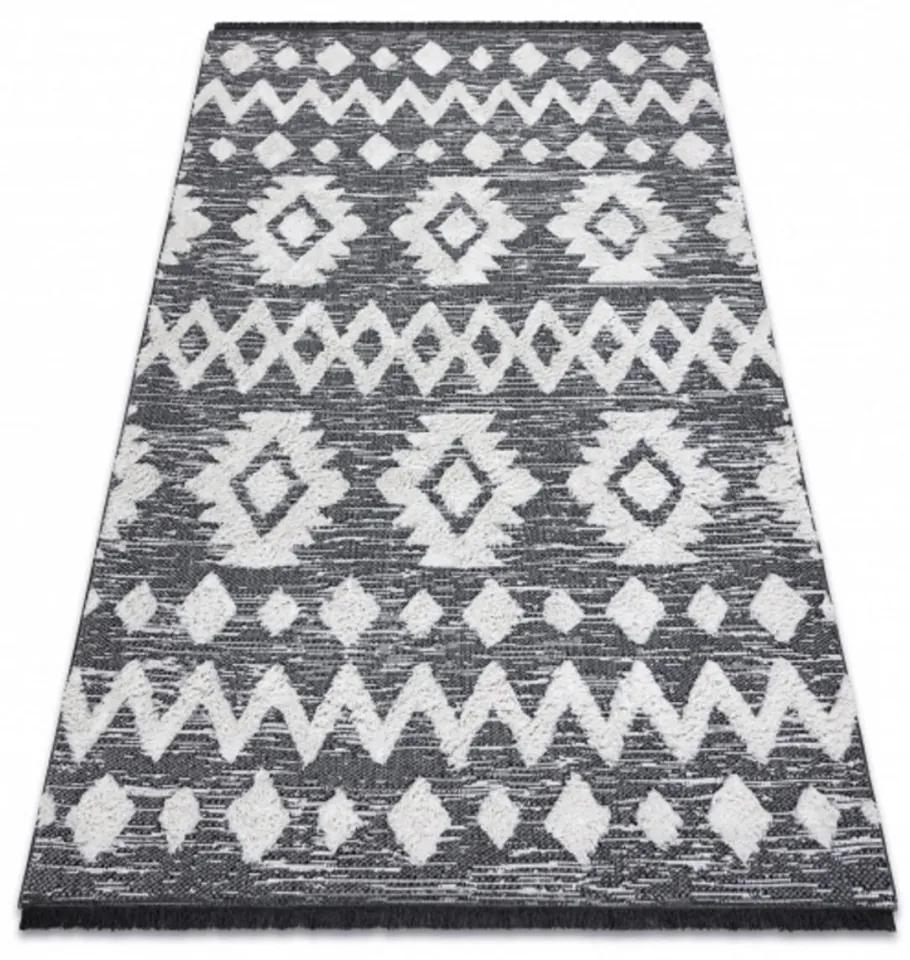 Kusový koberec Form sivý 117x170cm