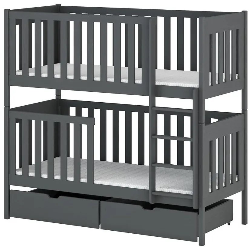 Posteľ Dawid 80x160 graphite