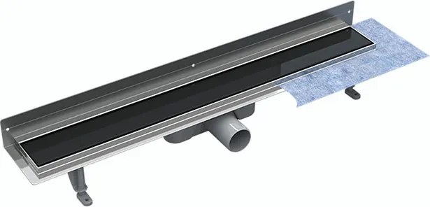 Besco Odtokový žľab VIRGO NEXT BLACK 80 (farba: čierna)