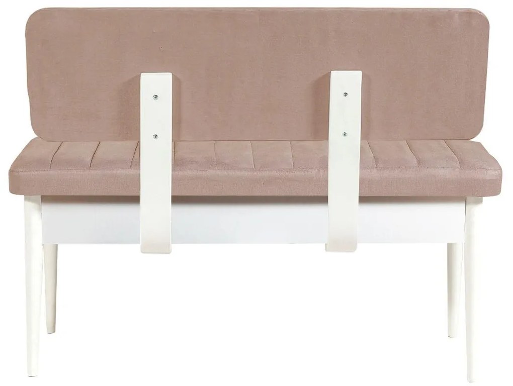 Lavica Vlasta 3 (biela + kamenná) (s úl. priestorom). Akcia -18%. Vlastná spoľahlivá doprava až k Vám domov. 1089582