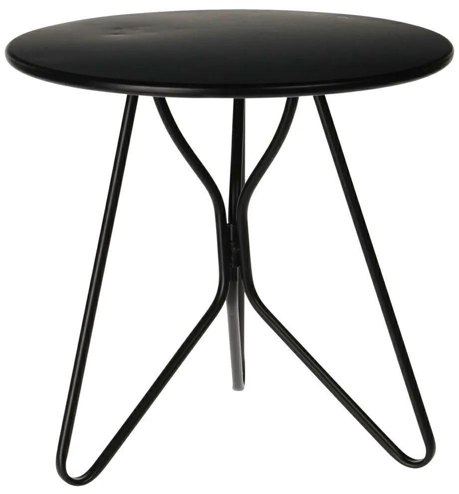 DekorStyle Konferenční stolek May 30 cm černý
