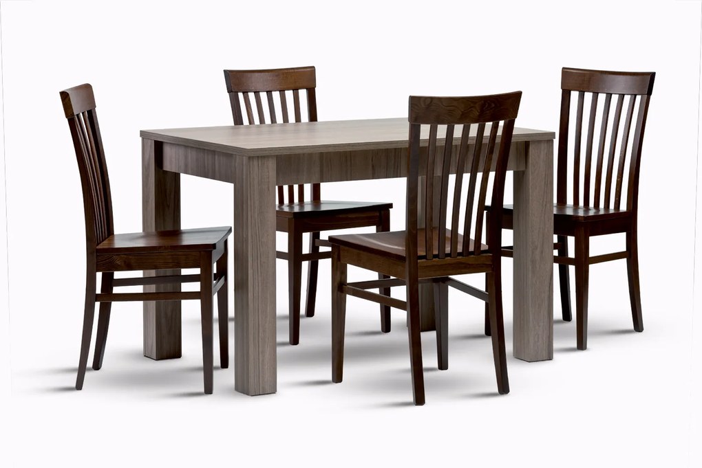 Stima Stôl RIO Rozklad: + 40 cm rozklad, Odtieň: Dub Hickory, Rozmer: 80 x 80 cm