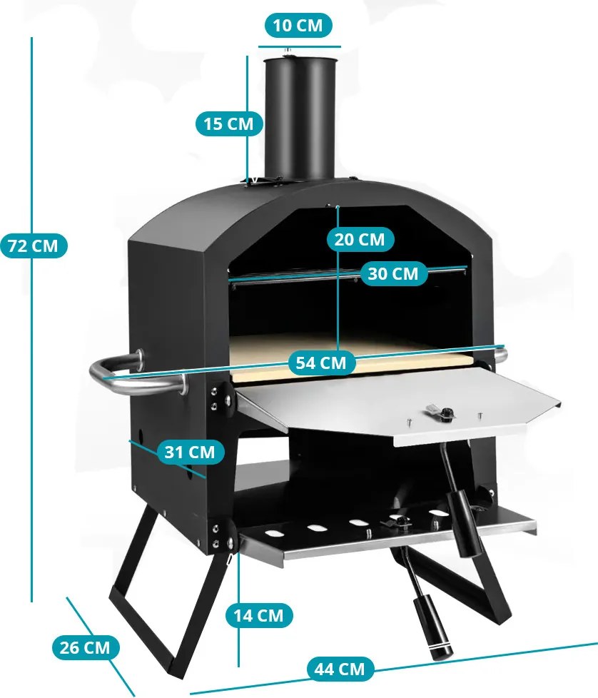 Záhradná pizza pec s príslušenstvom