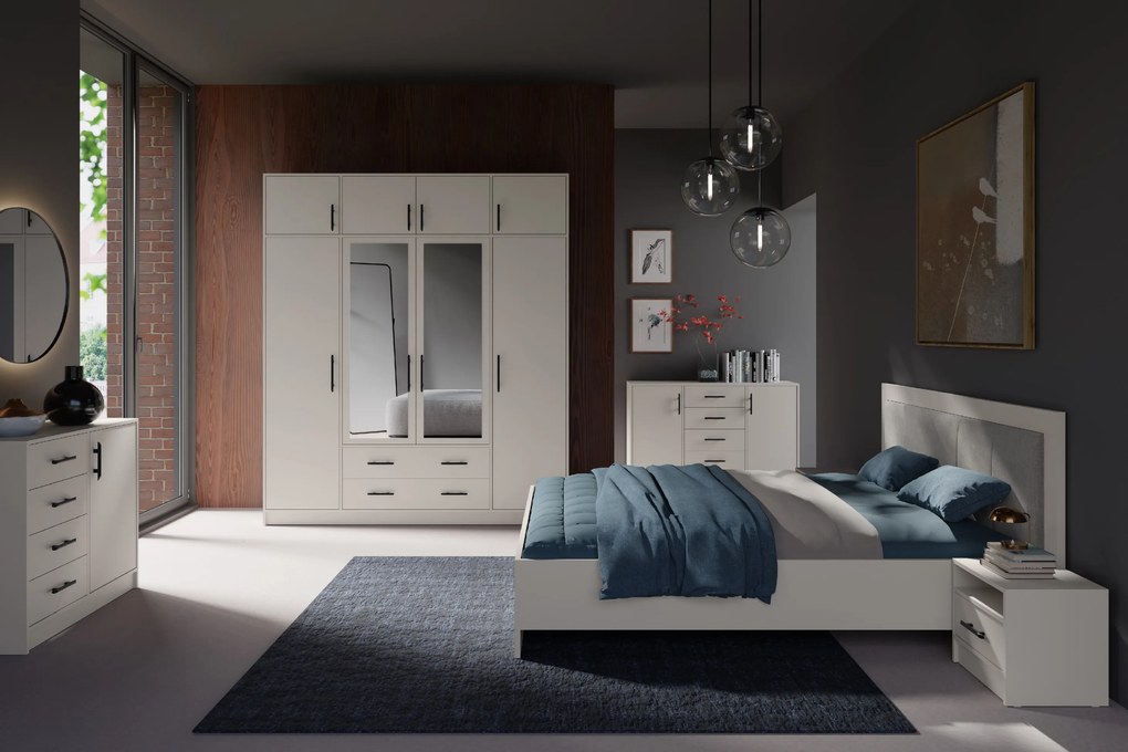 Meblar Manželská posteľ Smart SR6 – béžová Rozmer postele: 140 x 200 cm