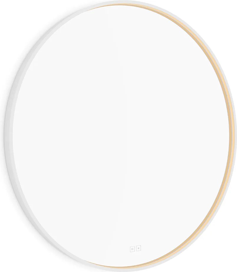 Nimco Biele LED zrkadlo pr. 900 s dvoma dotykovými senzormi - ZPB 31003RVX-05