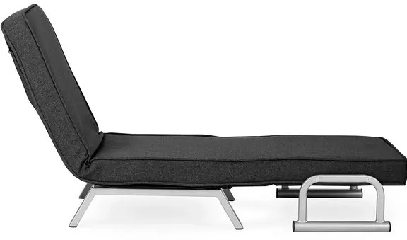 Kreslo pohovka rozkladacia PRATO čierna - vintino.sk