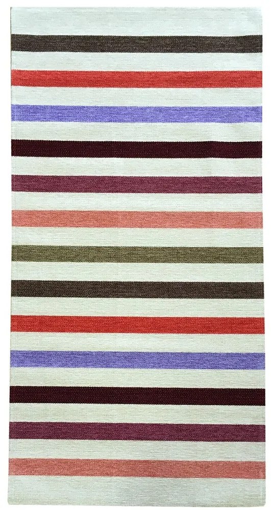 Oriental Weavers, Protišmykový ručne tkaný behúň Laos 42/999X, 55x85, viacfarebná, chodba / predsieň