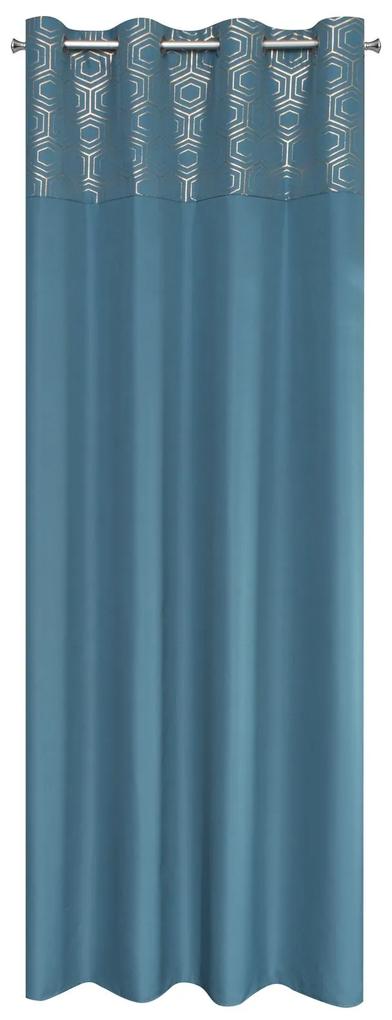 Hotový záves DAFNE 140x250 CM modrá