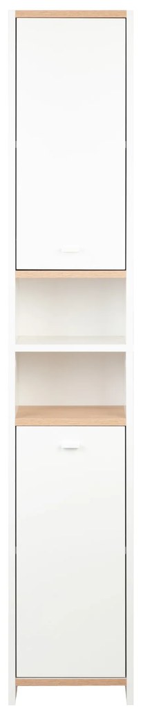 Livarno home Vysoká skrinka do kúpeľne, 32 x 180,5 x 28 cm, biela (100364405)