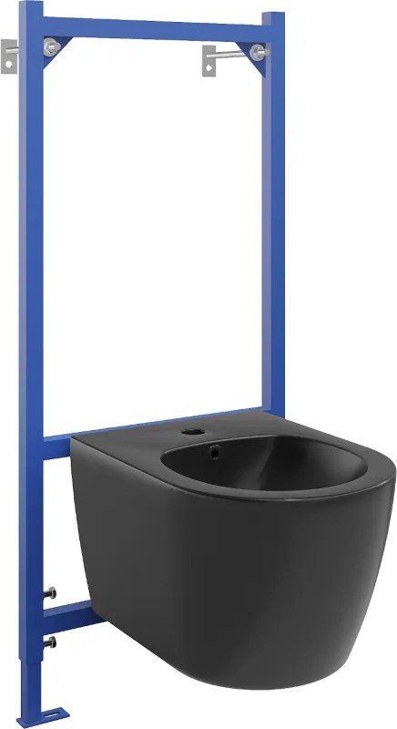 Mexen podomietkový bidetový systém Felix B s bidetom Carmen, čierna matná - 69935884985