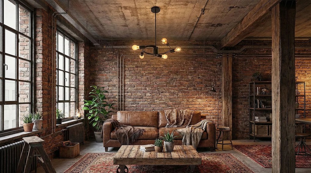 Toolight - Stropné svietidlo 5xE27 60W APP739-5CP, čierna, OSW-01104