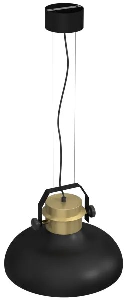 Luster na lanku HELSING 1xE27/60W/230V zlatá