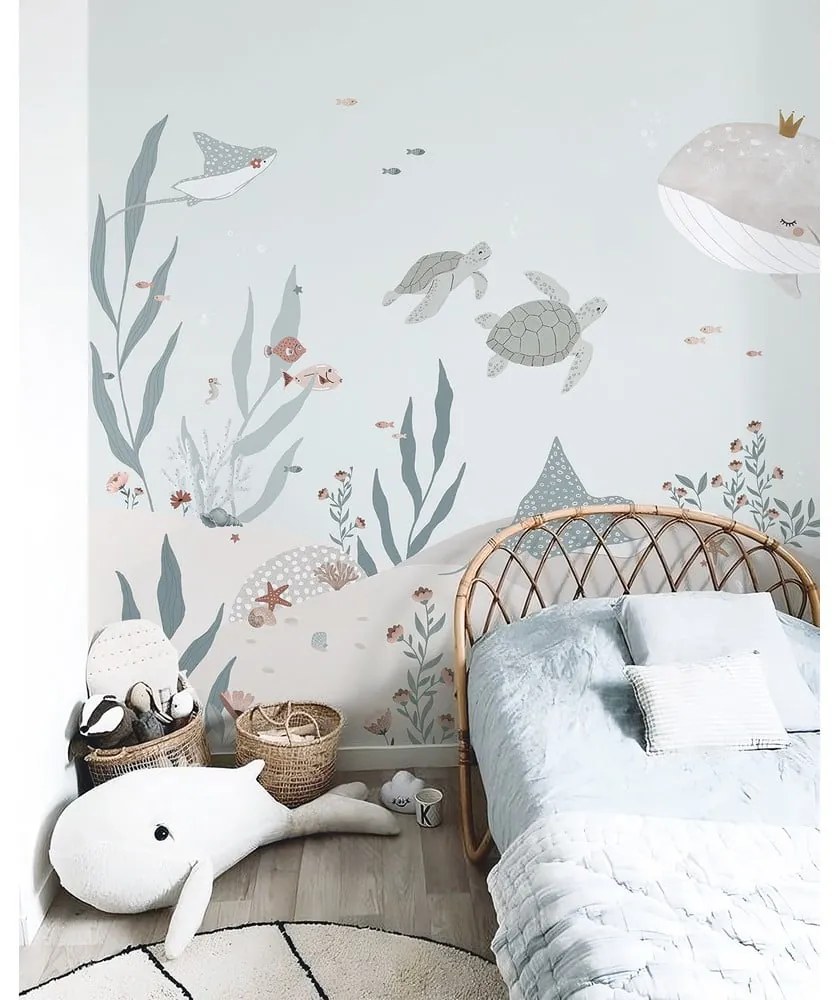 Detská tapeta 400 cm x 248 cm Dreamy Seabed – Lilipinso
