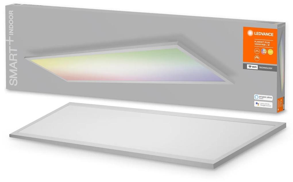 LEDVANCE Chytrý LED panel SMART WIFI PLANON PLUS, 36W, teplá biela, RGB, 120x30cm