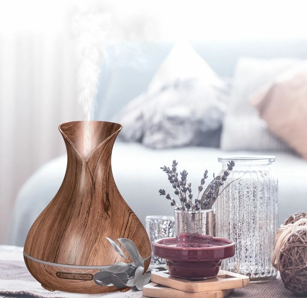 Sixtol Aróma difuzér Vulcan sivé drevo, 350 ml