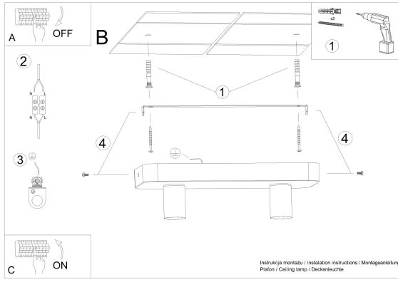 Sollux  SL.1157 - Bodové svietidlo TAVO 2xE27/15W/230V betón