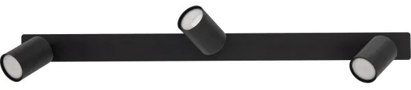 Podhľadové bodové svietidlo NEX 3xGU10/10W/230V čierna