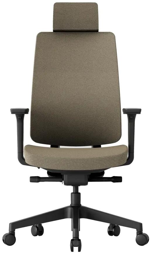 OFFICE MORE -  OFFICE MORE Kancelárska stolička K50 BLACK béžová
